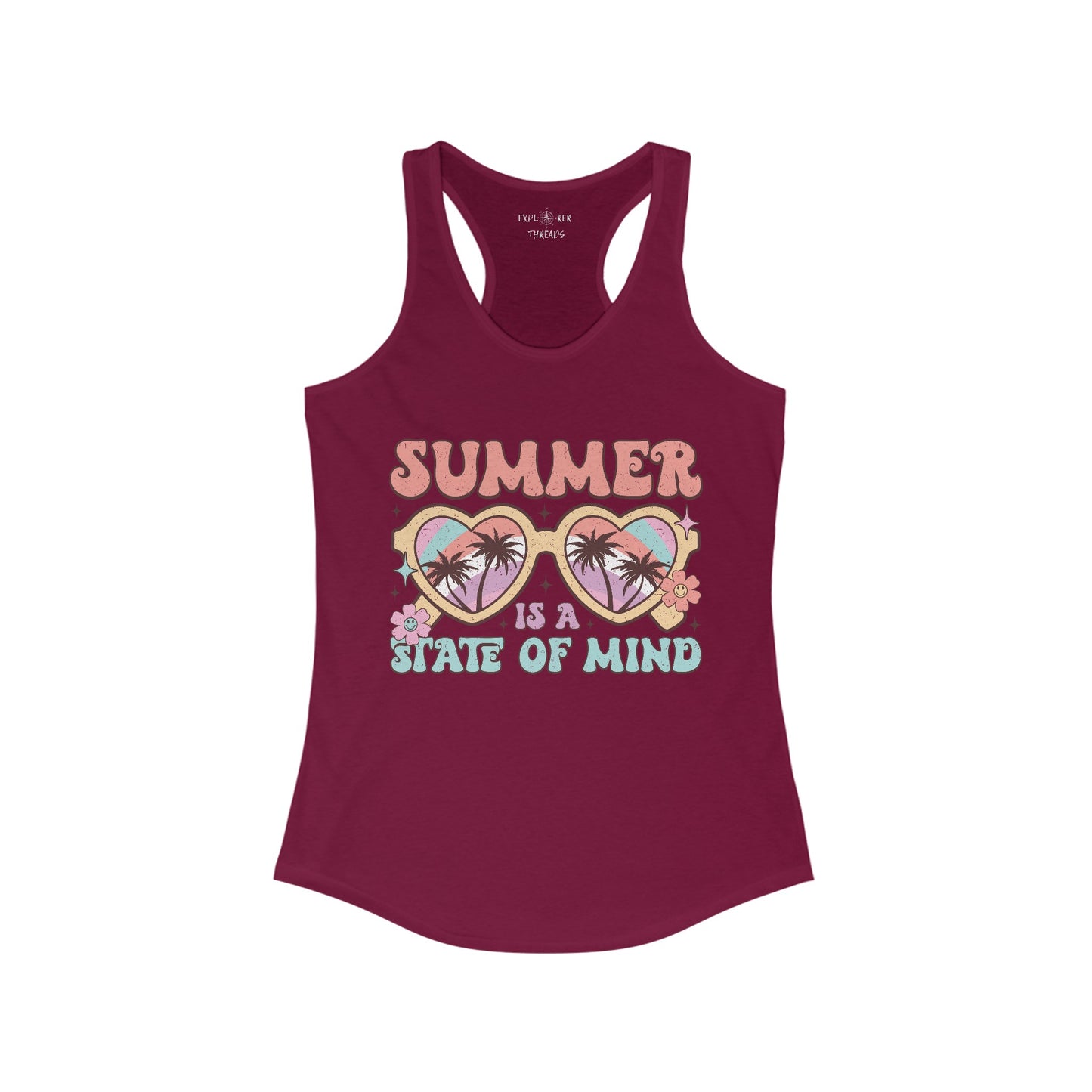 SUMMER STATE OF MIND 2 - Racerback Tank Top