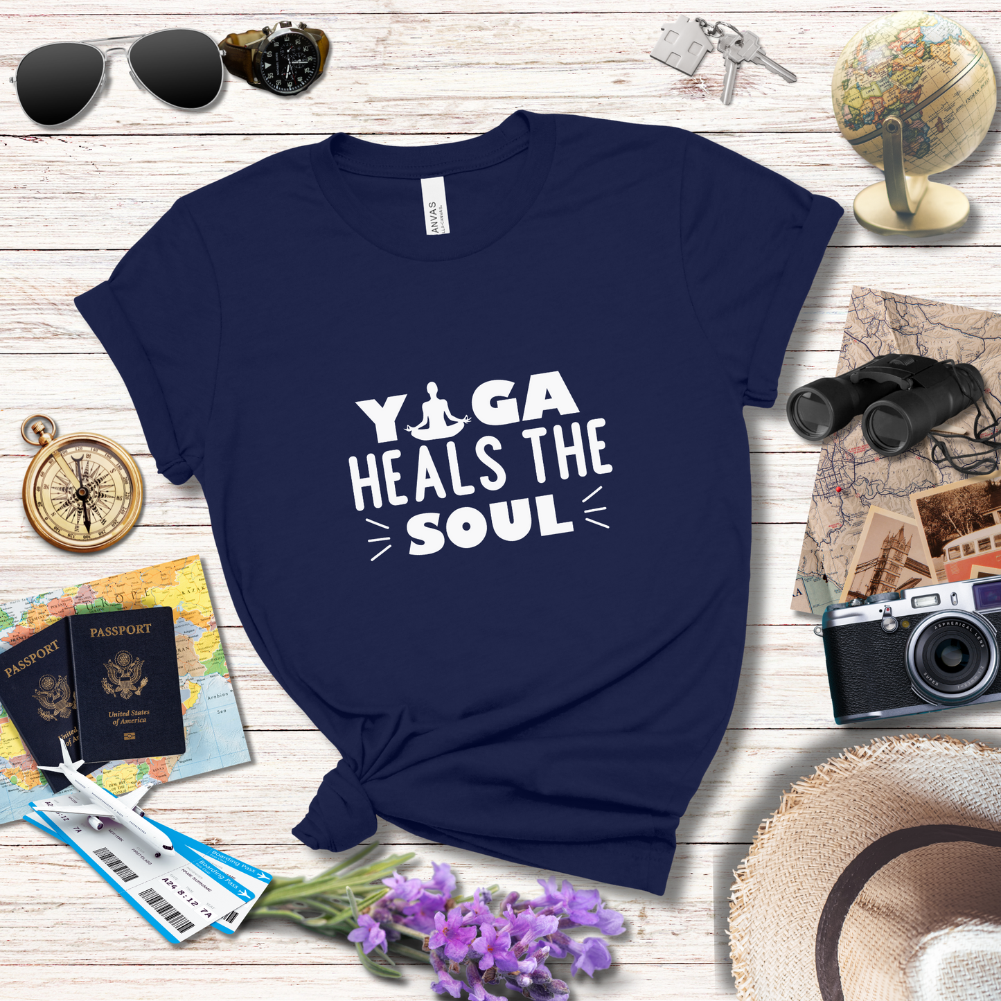 YOGA HEALS THE SOUL - T-Shirt