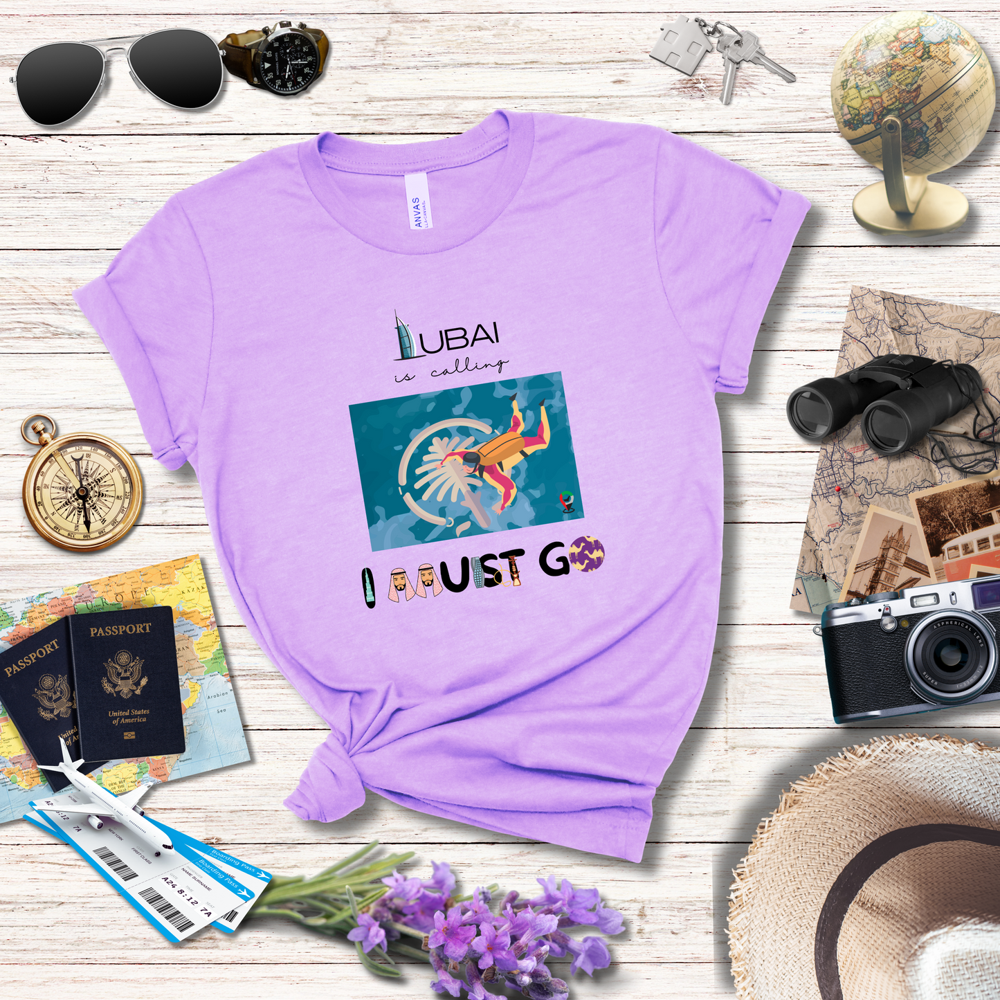 DUBAI IS CALLING AND I MUST GO - T-Shirt