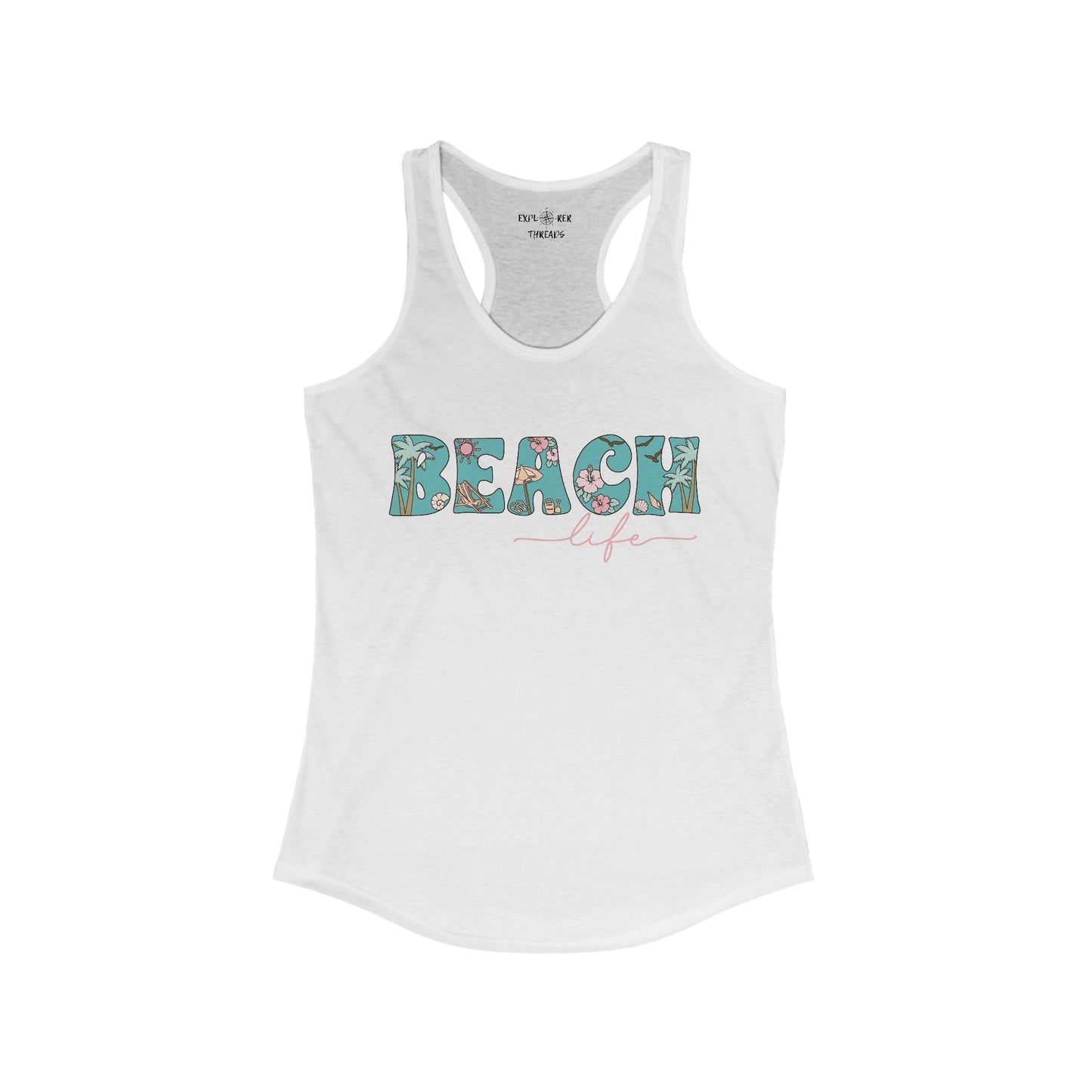 BEACH LIFE - Racerback Tank Top