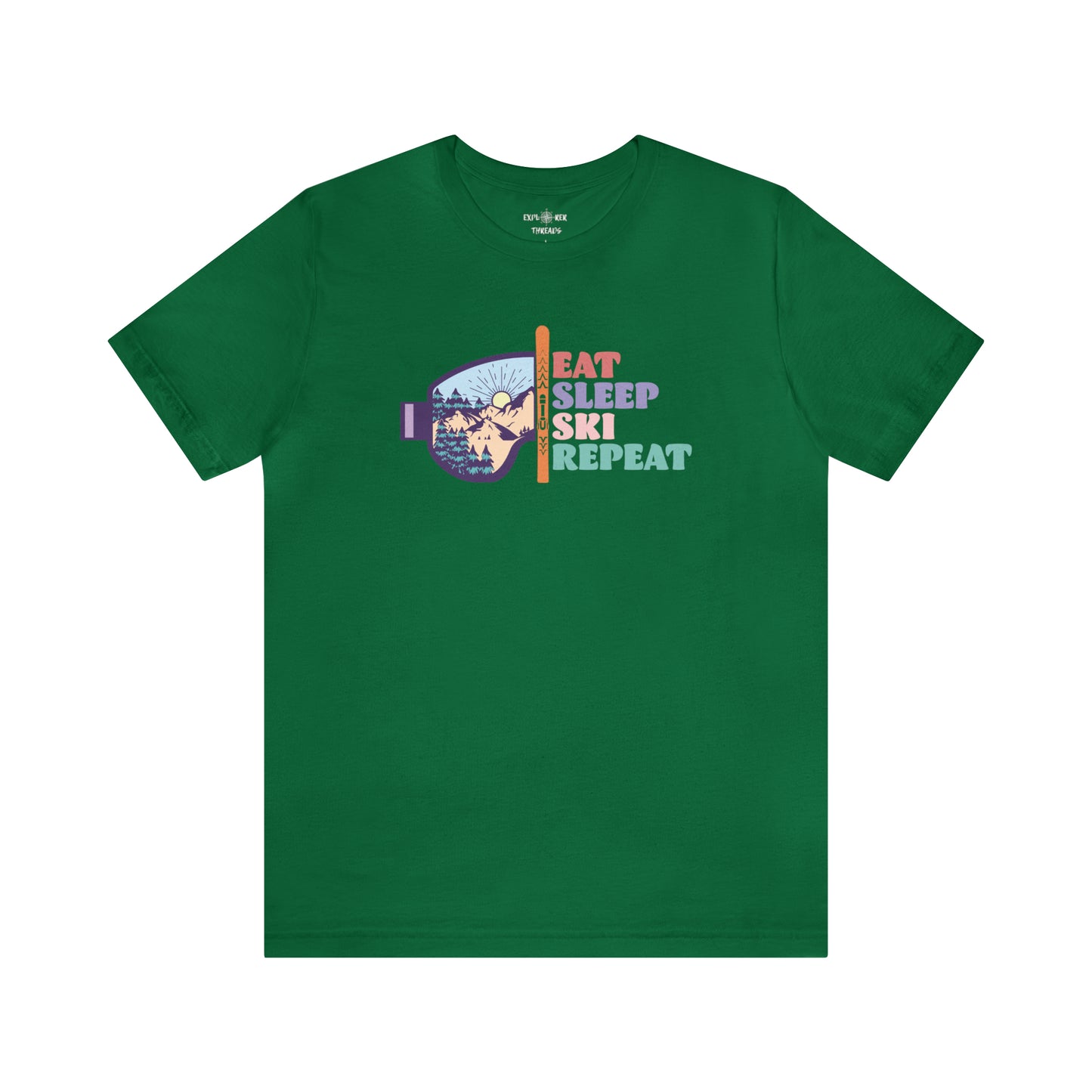 EAT SLEEP SKI REPEAT - T-Shirt