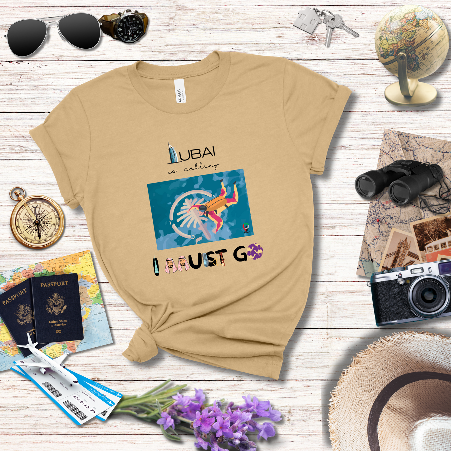 DUBAI IS CALLING AND I MUST GO - T-Shirt