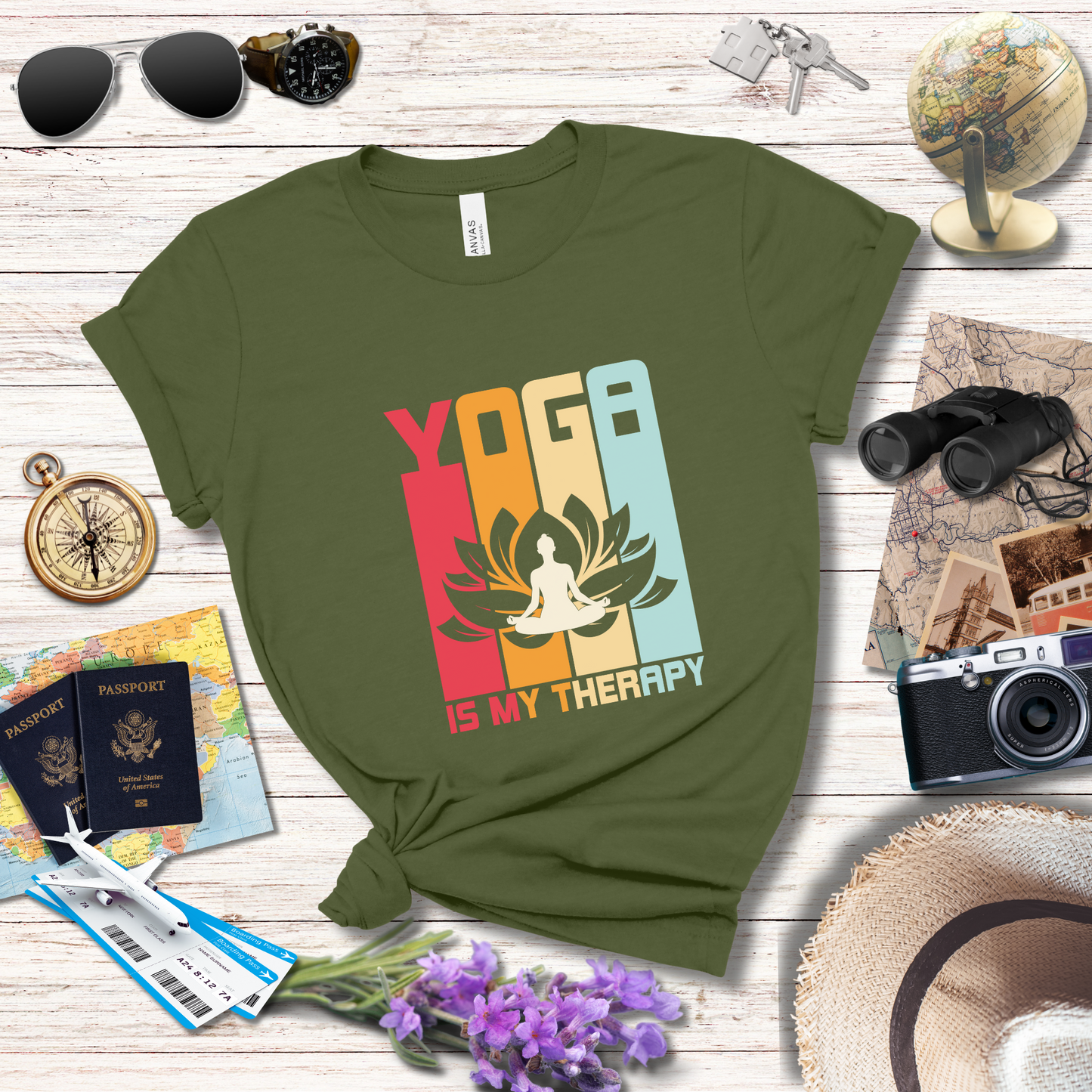 YOGA IS MY THERAPY - T-Shirt