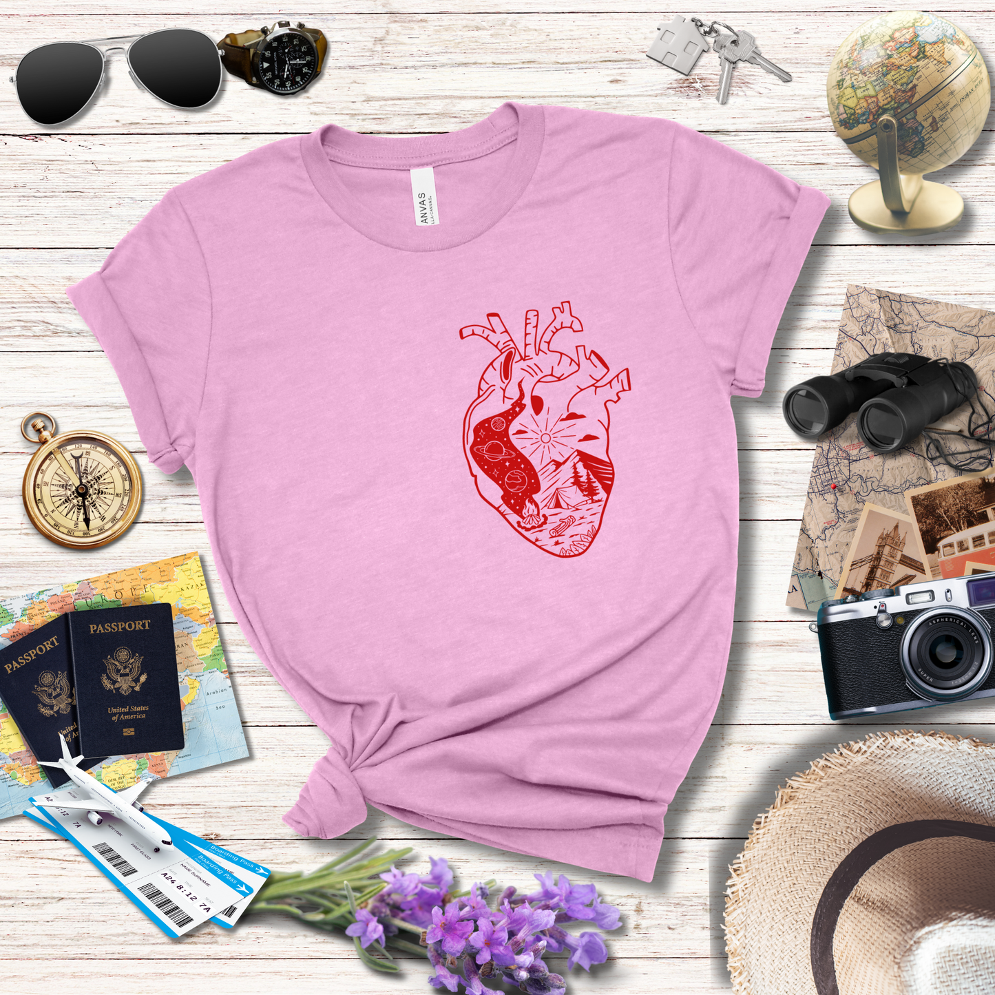 CAMPING HEART T-Shirt