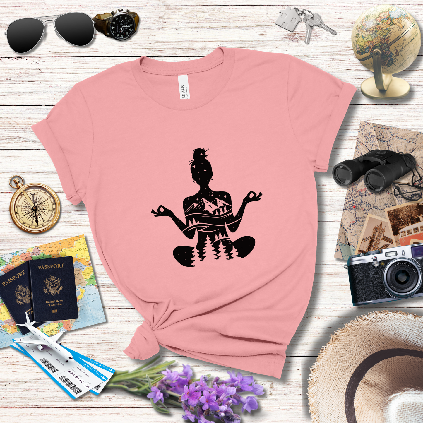 MEDITATE IN THE MOUNTAINS - T-Shirt