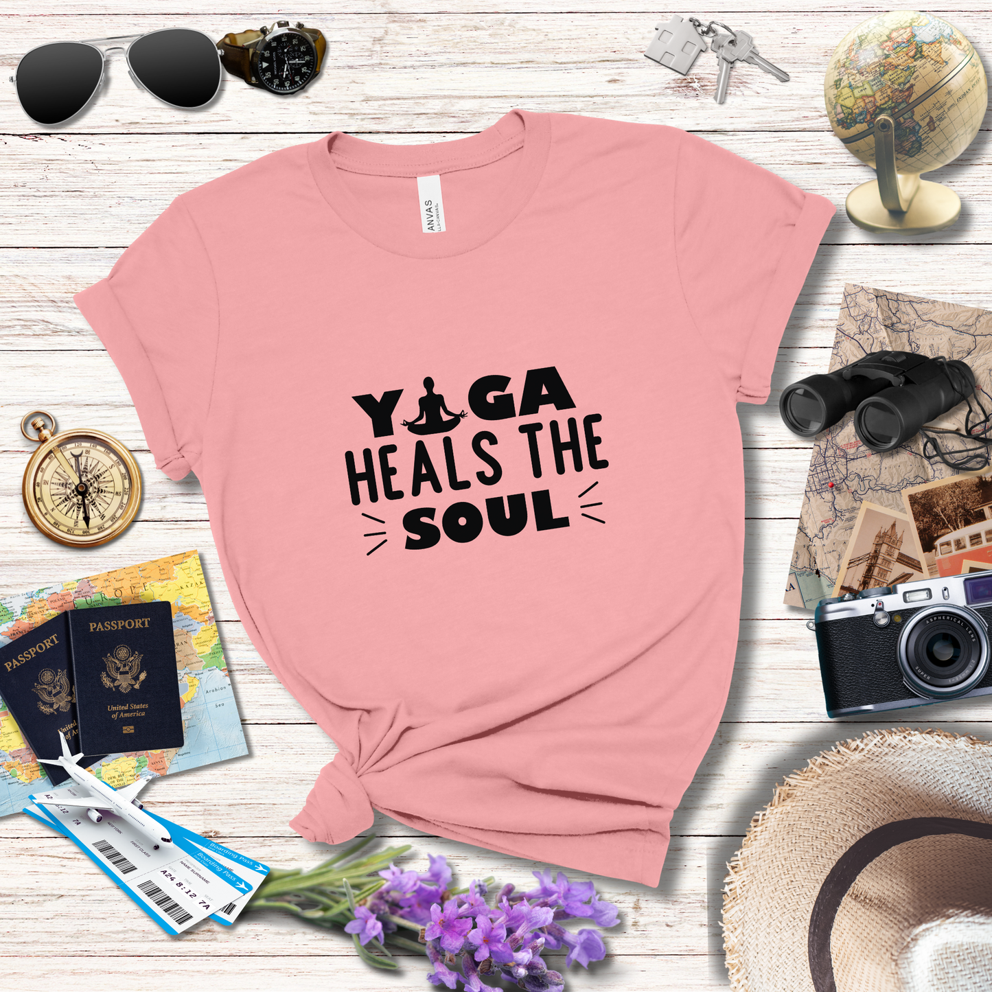 YOGA HEALS THE SOUL - T-Shirt