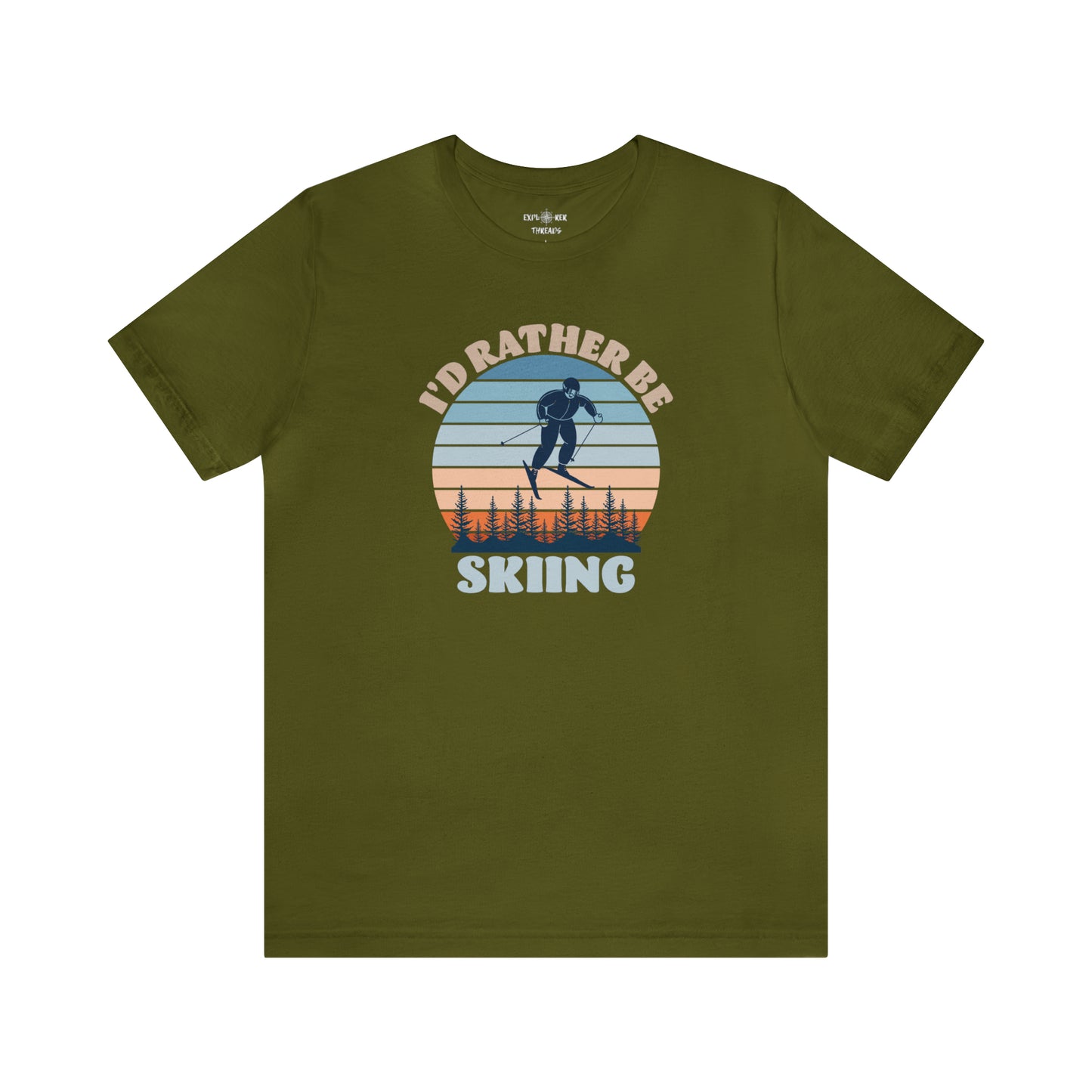 I'D RATHER BE SKIING - T-Shirt