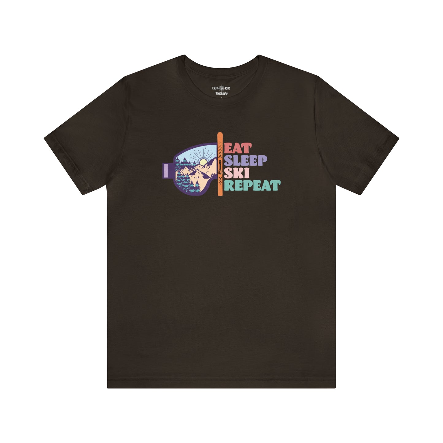 EAT SLEEP SKI REPEAT - T-Shirt