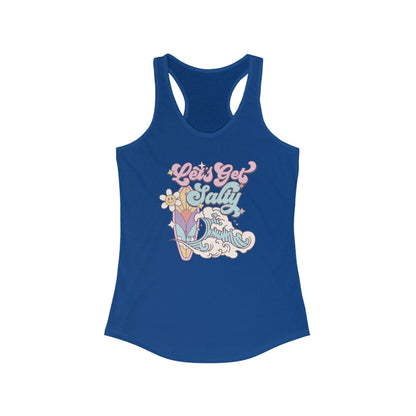 LET'S GET SALTY - Racerback Tank Top