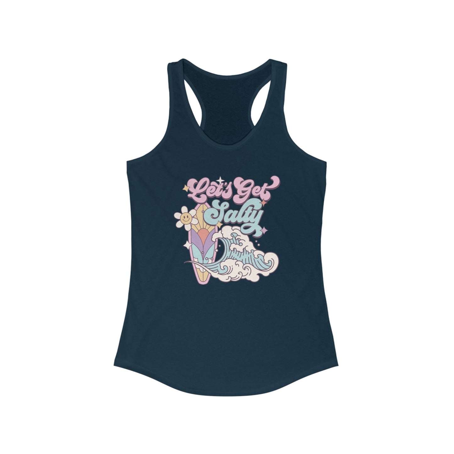 LET'S GET SALTY - Racerback Tank Top