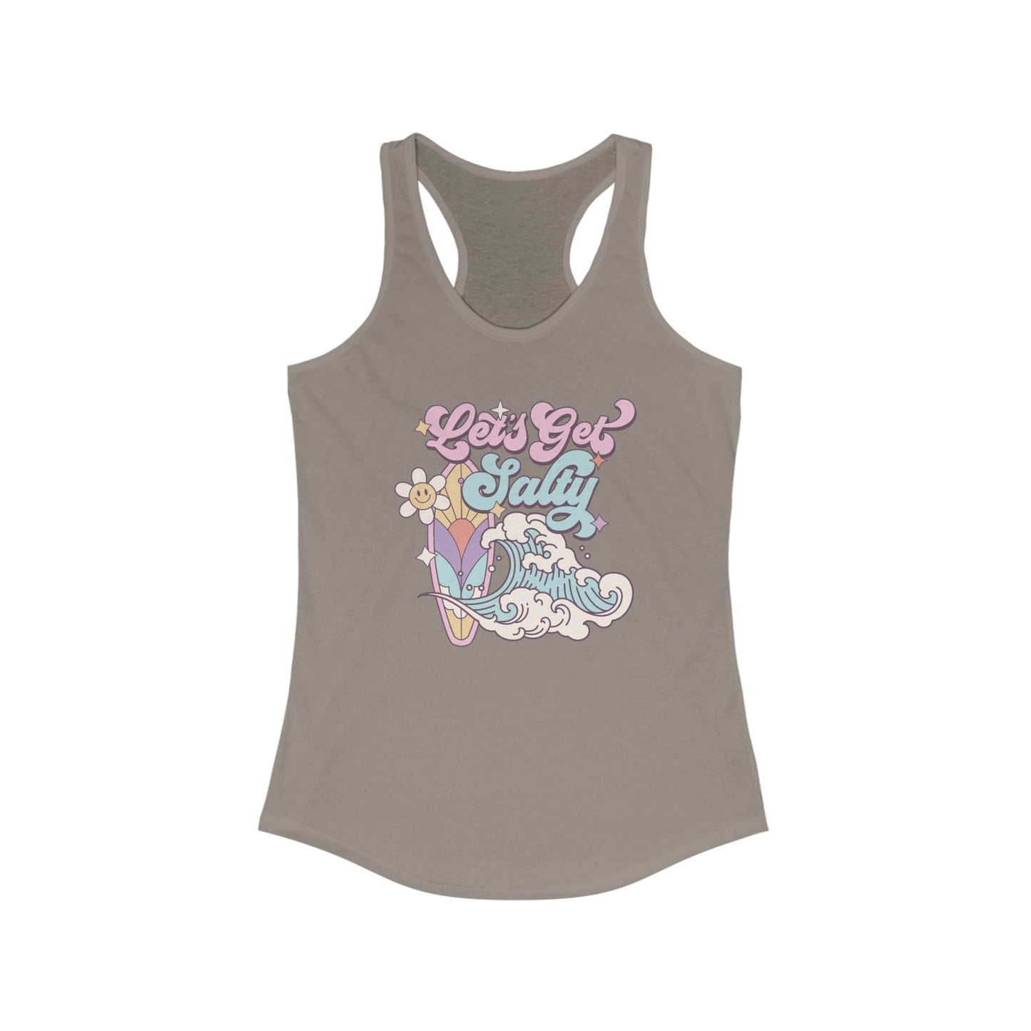 LET'S GET SALTY - Racerback Tank Top