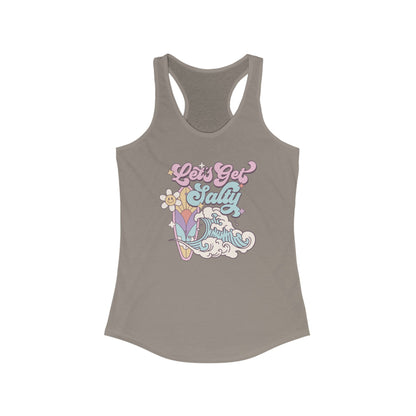 LET'S GET SALTY - Racerback Tank Top