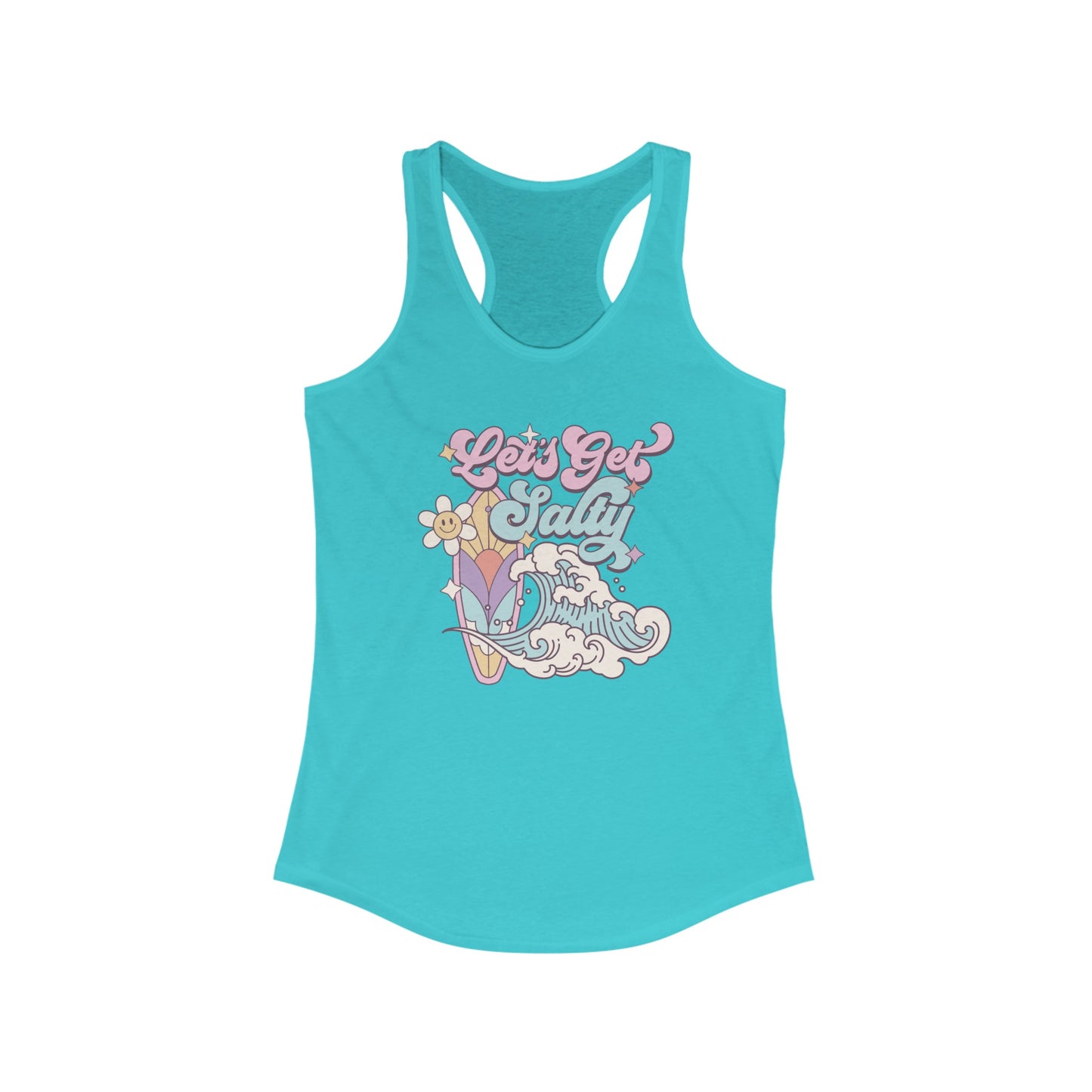 LET'S GET SALTY - Racerback Tank Top