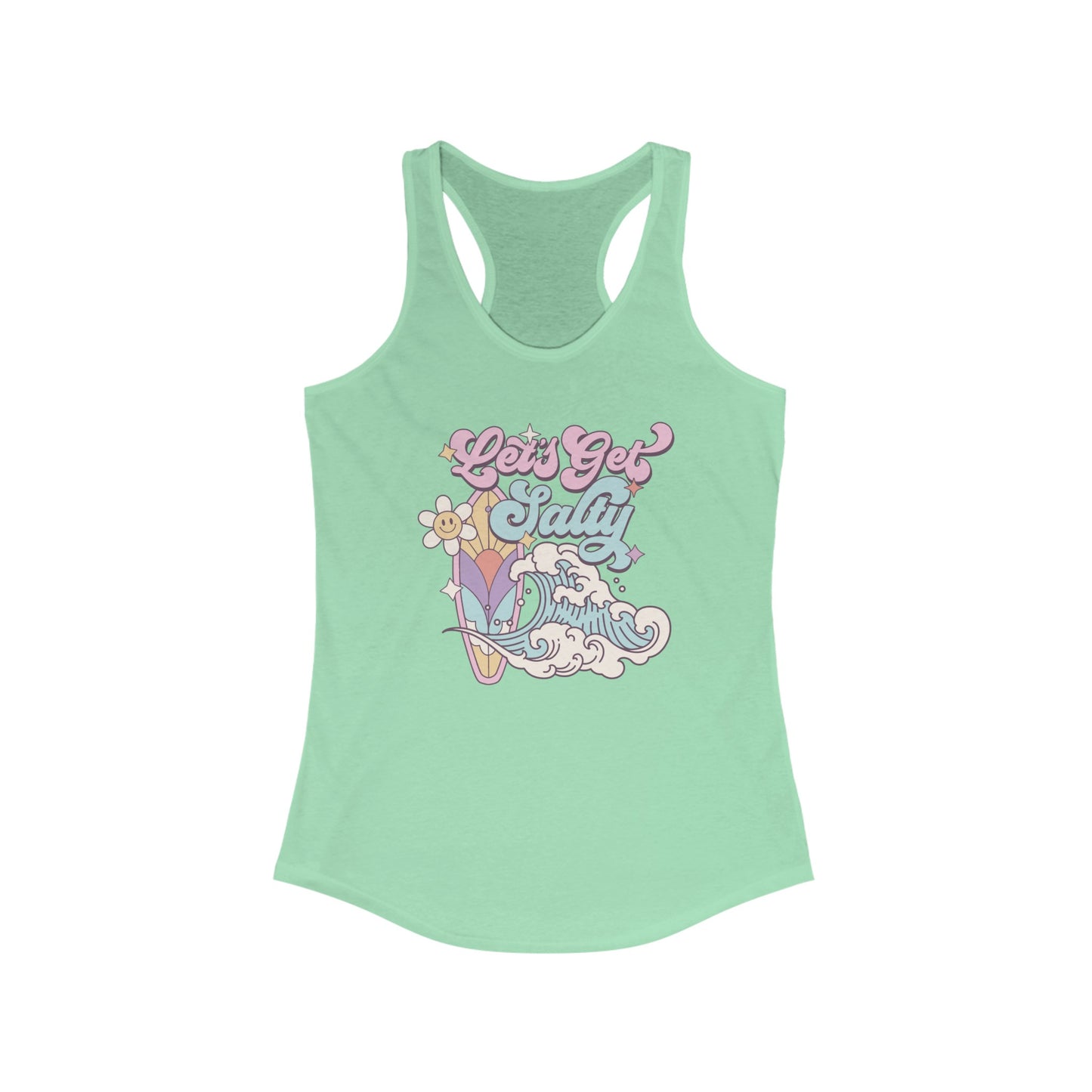 LET'S GET SALTY - Racerback Tank Top