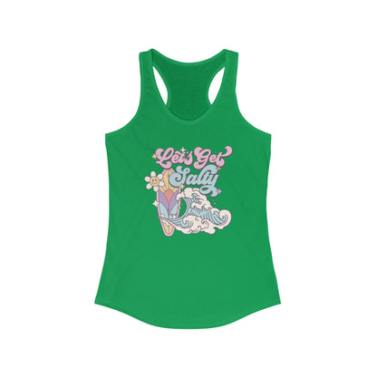 LET'S GET SALTY - Racerback Tank Top