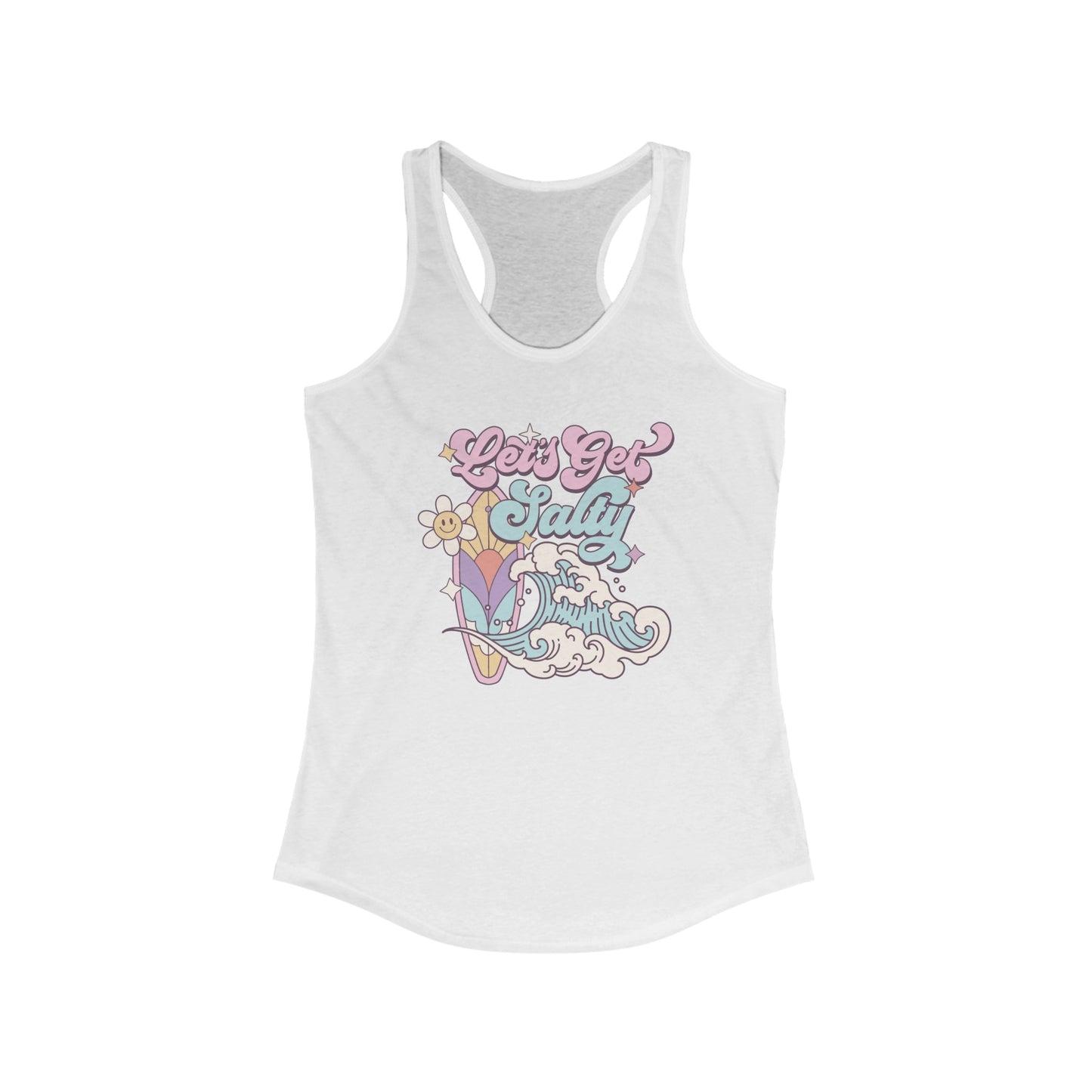 LET'S GET SALTY - Racerback Tank Top