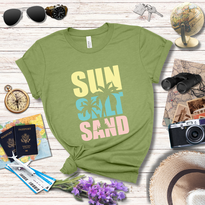 SUN SALT SAND - PASTEL - T-Shirt