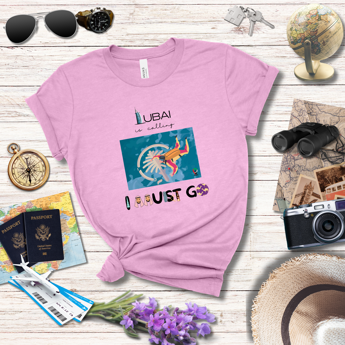 DUBAI IS CALLING AND I MUST GO - T-Shirt