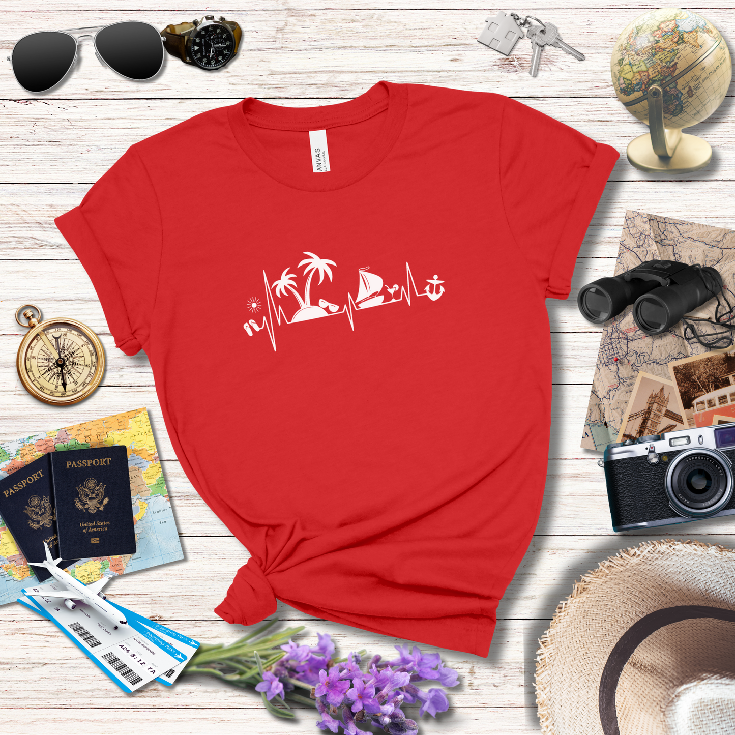 BEACH HEARTBEAT - T-Shirt