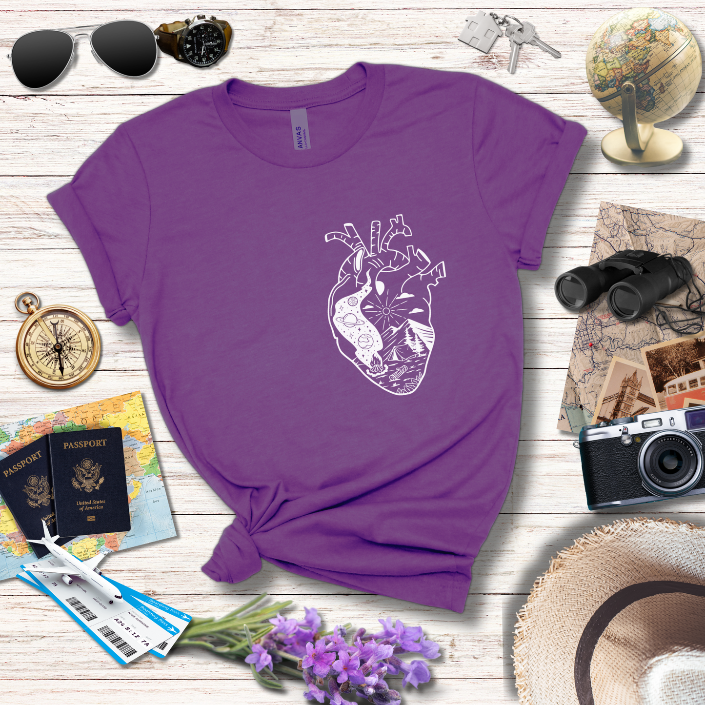 CAMPING HEART T-Shirt