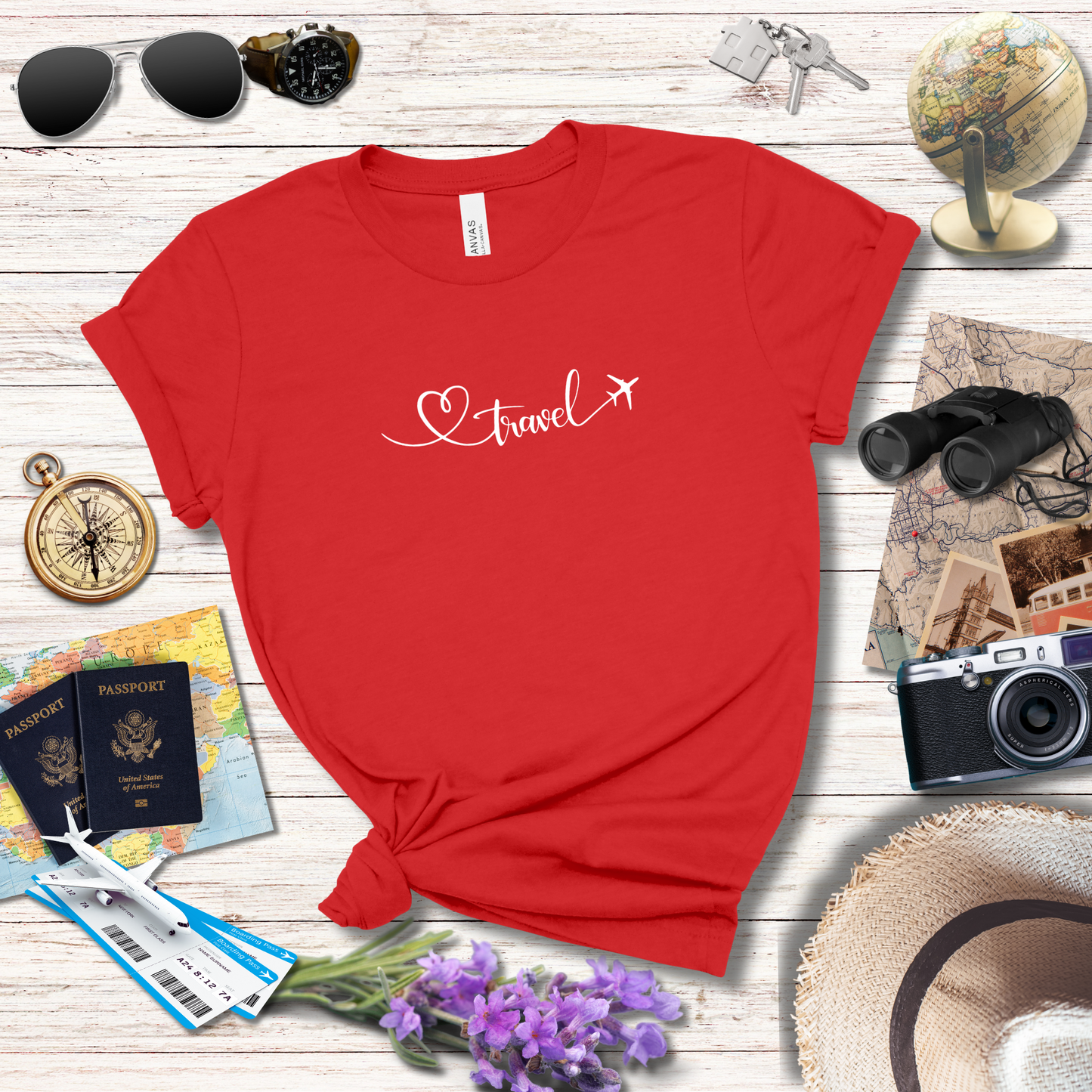 HEART TRAVEL - T-Shirt