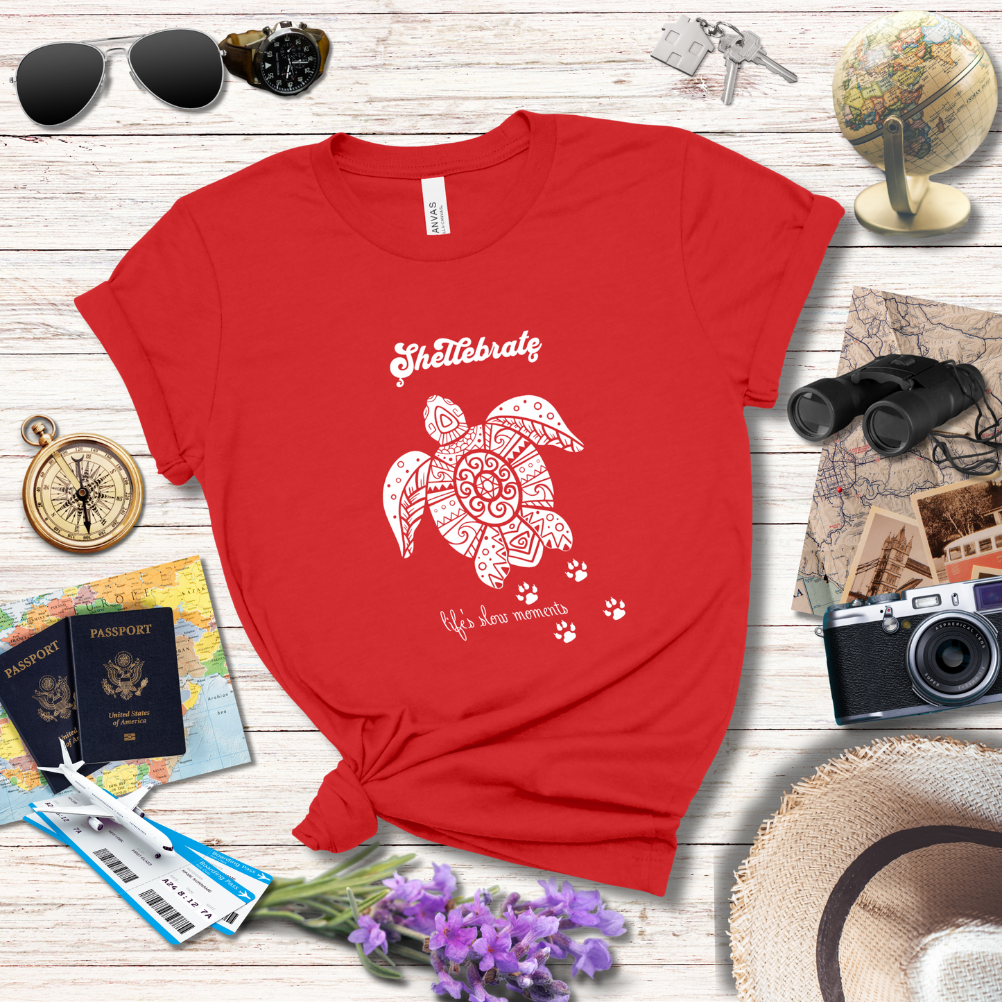 SHELLEBRATE LIFE'S SLOW MOMENTS - T-Shirt