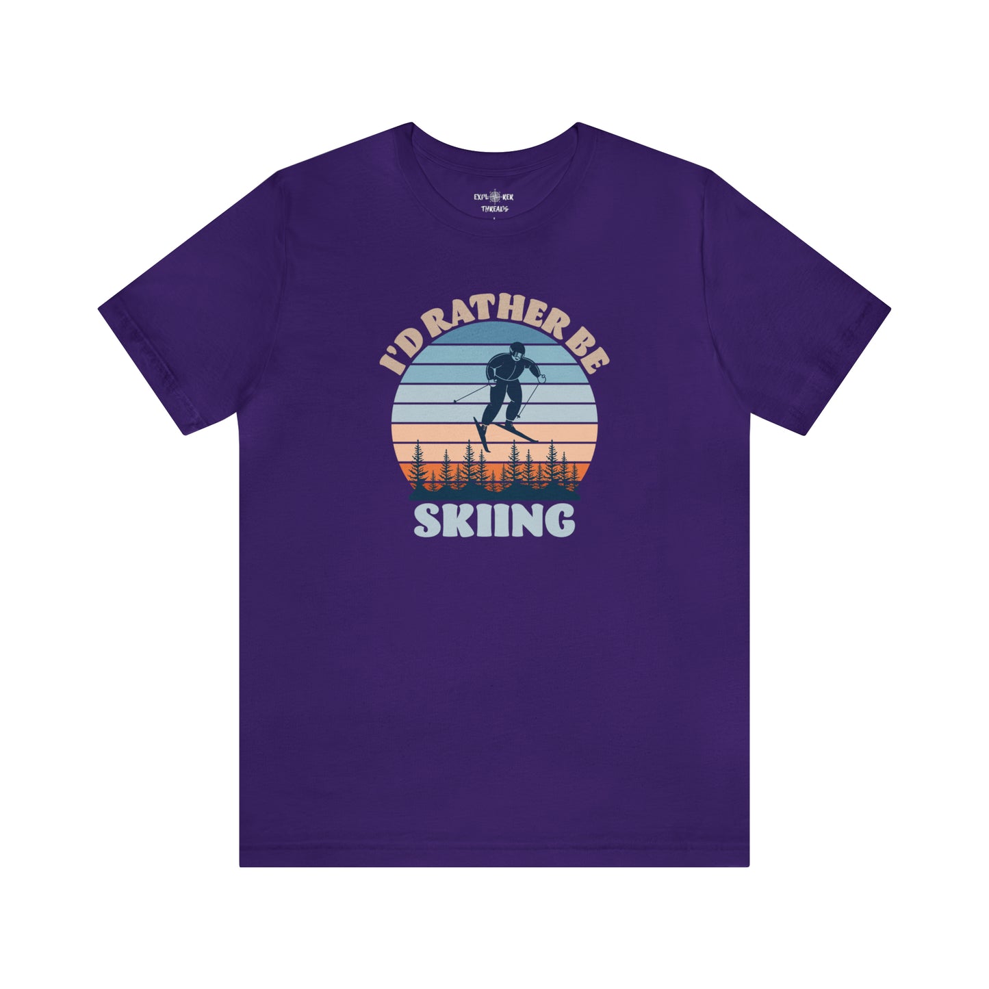 I'D RATHER BE SKIING - T-Shirt