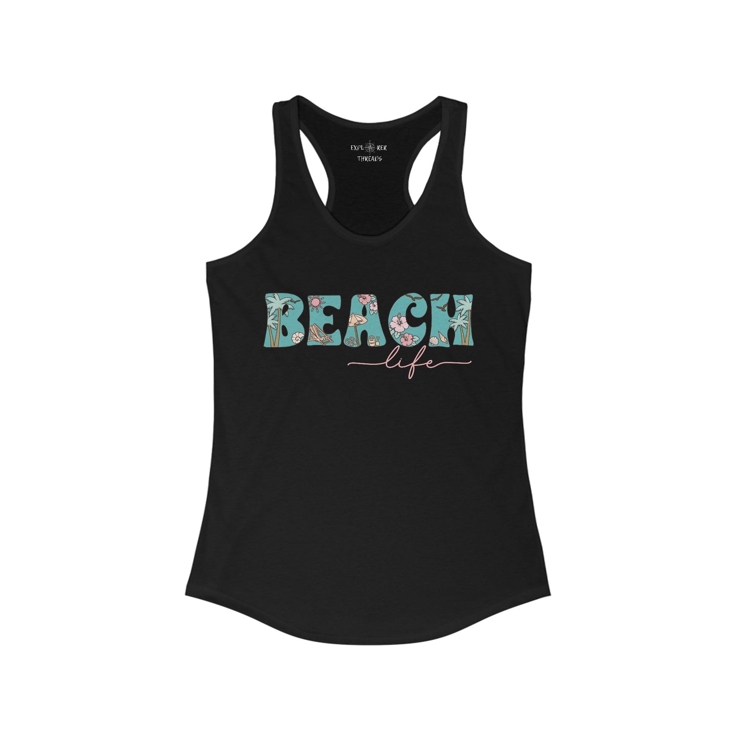 BEACH LIFE - Racerback Tank Top