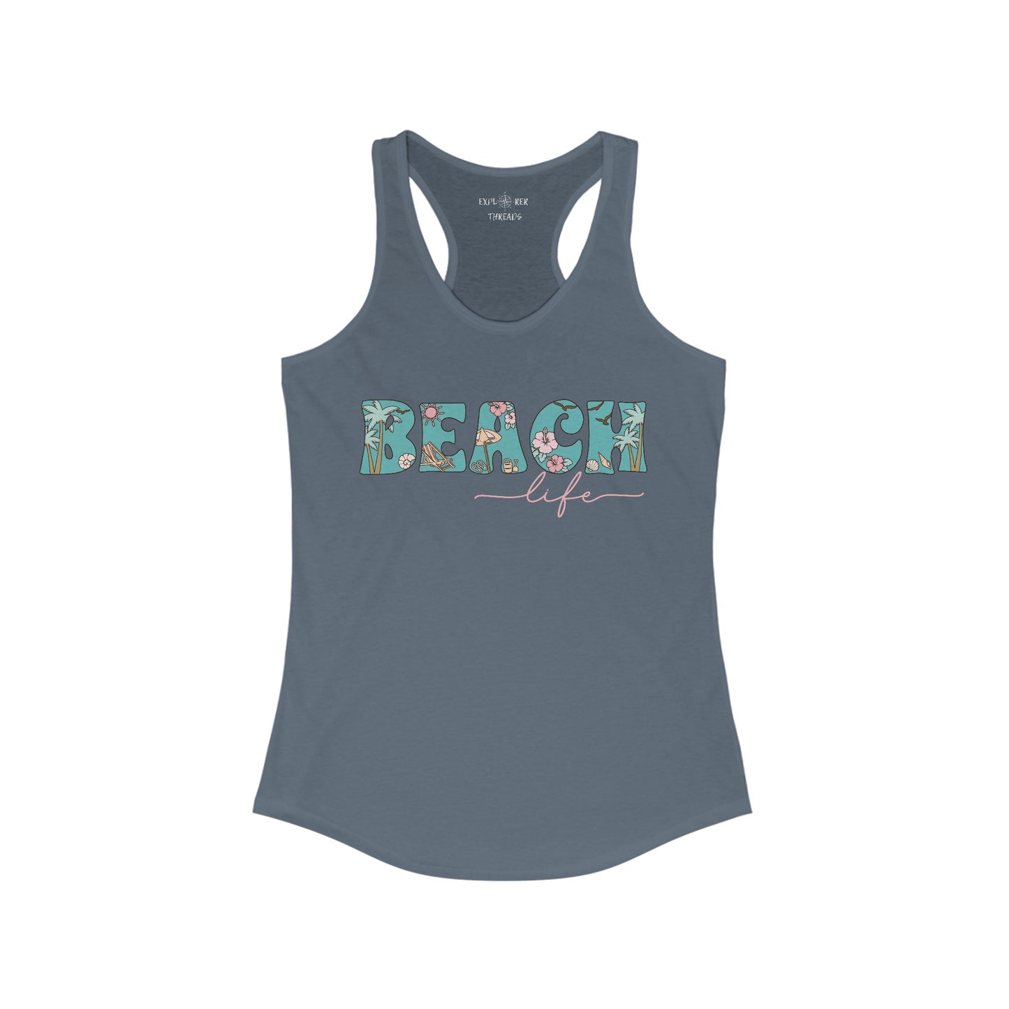 BEACH LIFE - Racerback Tank Top