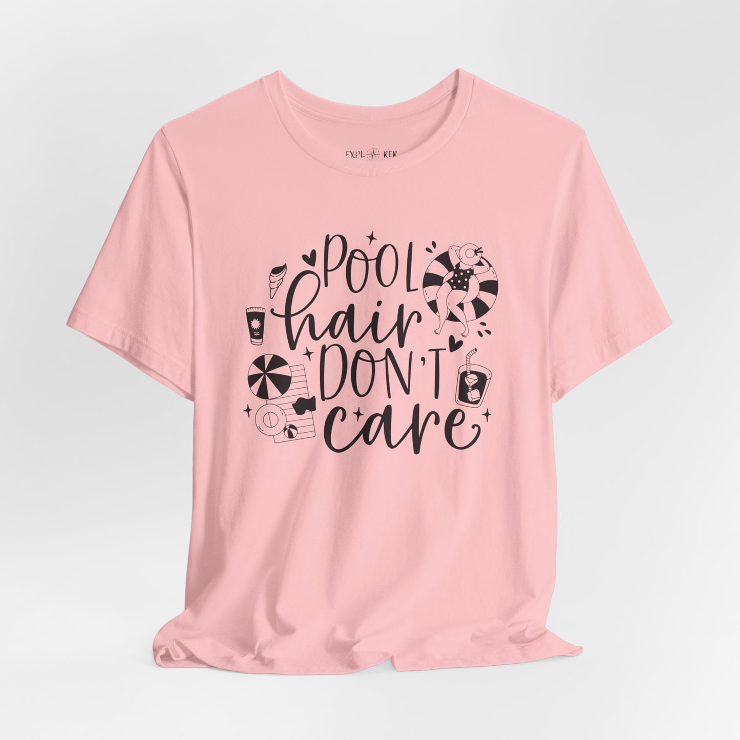 POOL HAIR, DON'T CARE - T-Shirt