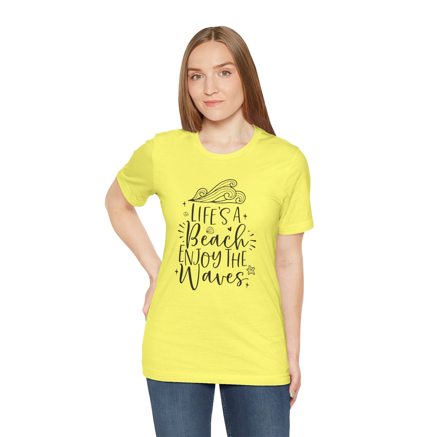 LIFE'S A BEACH ENJOY THE WAVES - T-Shirt