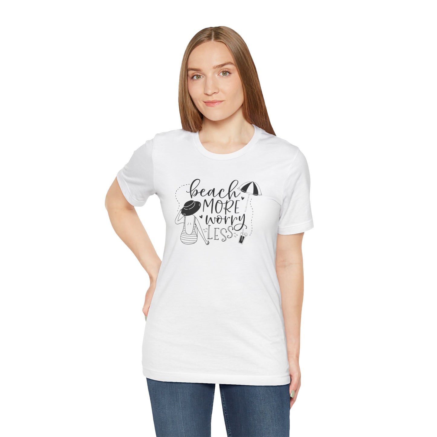 BEACH MORE WORRY LESS - T-Shirt