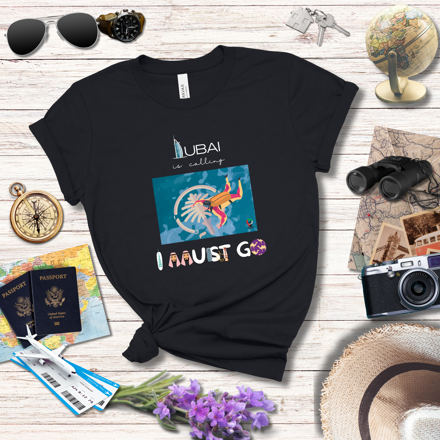 DUBAI IS CALLING AND I MUST GO - T-Shirt