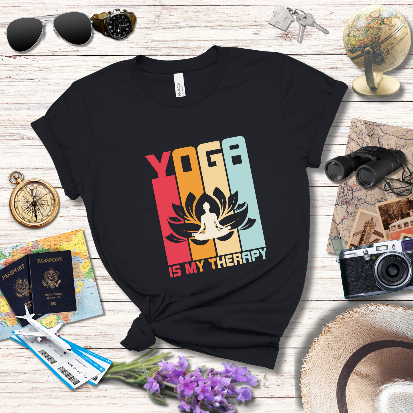 YOGA IS MY THERAPY - T-Shirt