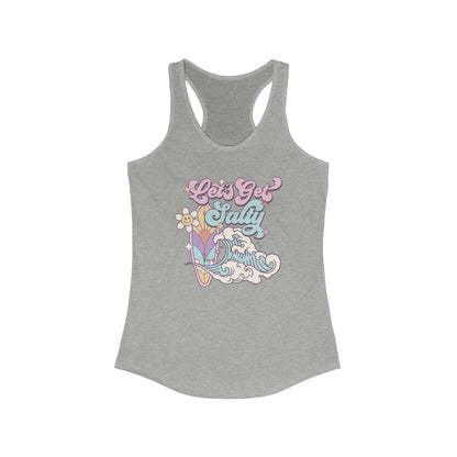 LET'S GET SALTY - Racerback Tank Top