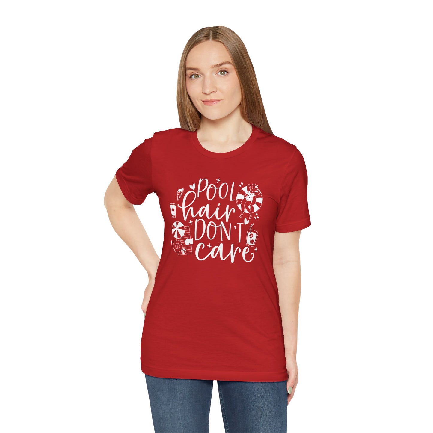 POOL HAIR, DON'T CARE - T-Shirt