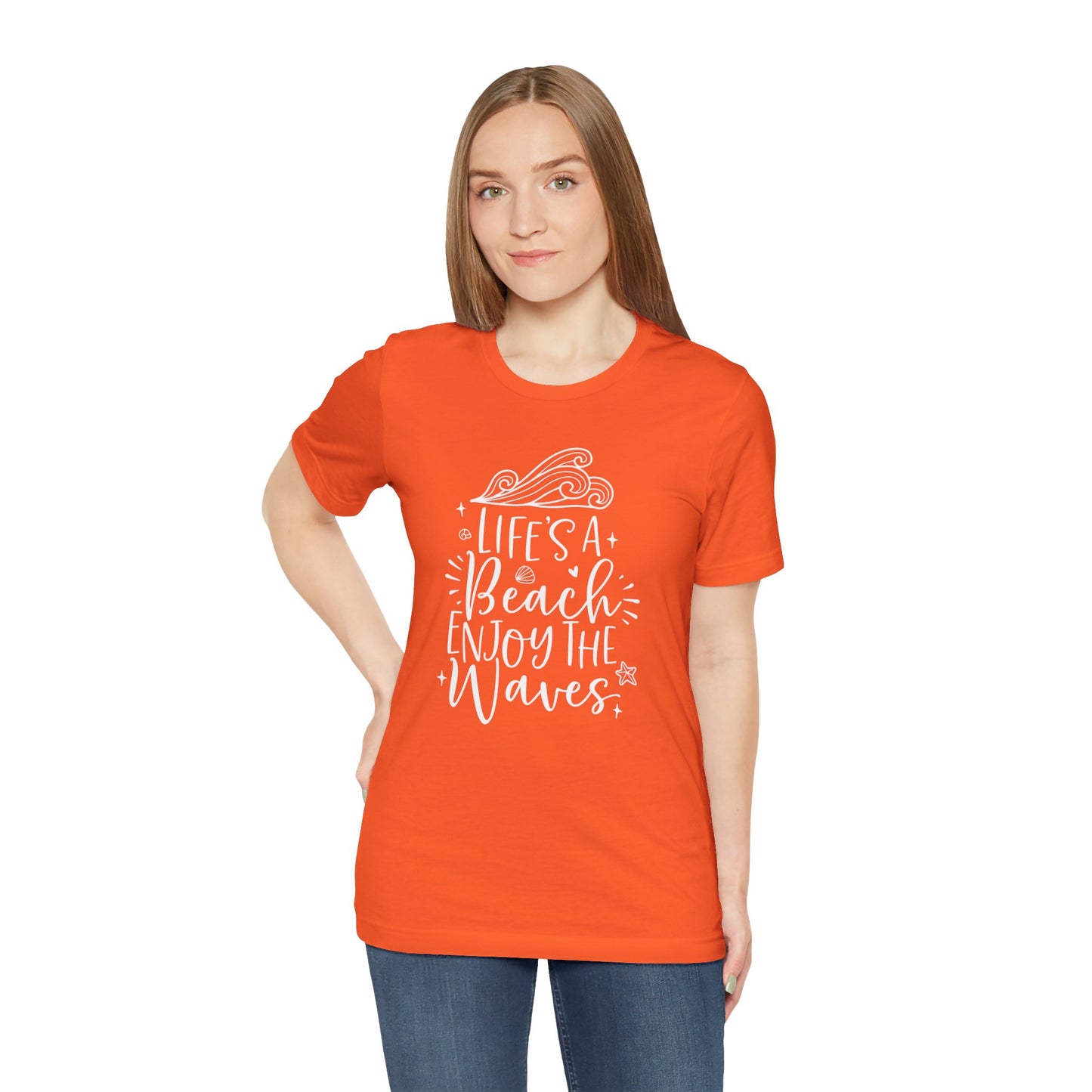 LIFE'S A BEACH ENJOY THE WAVES - T-Shirt