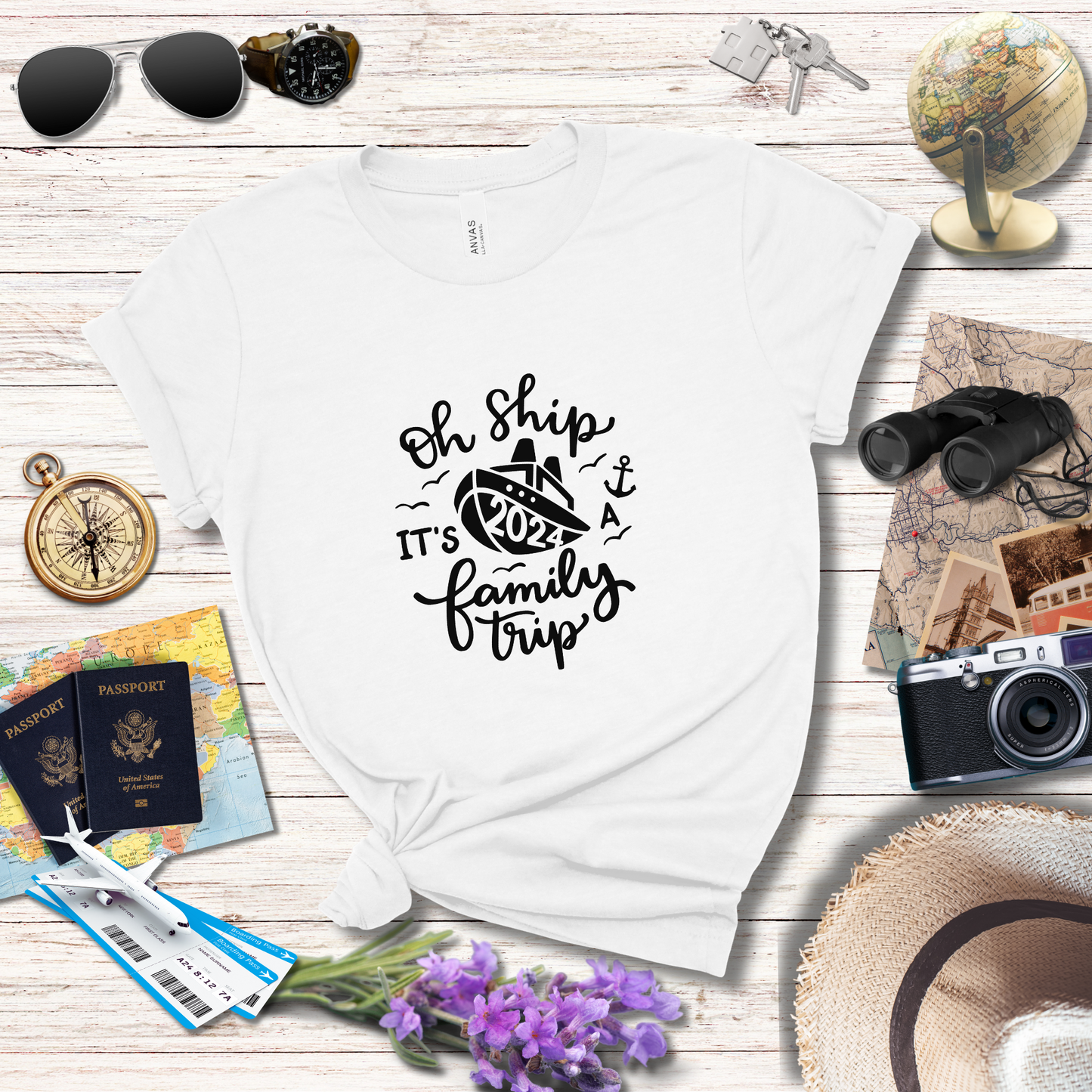 OH SHIP, IT'S A FAMILY TRIP - T-Shirt