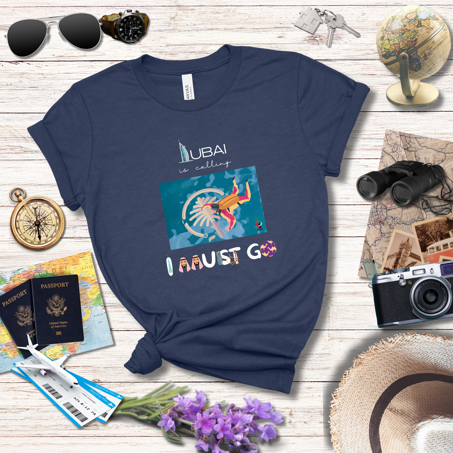 DUBAI IS CALLING AND I MUST GO - T-Shirt