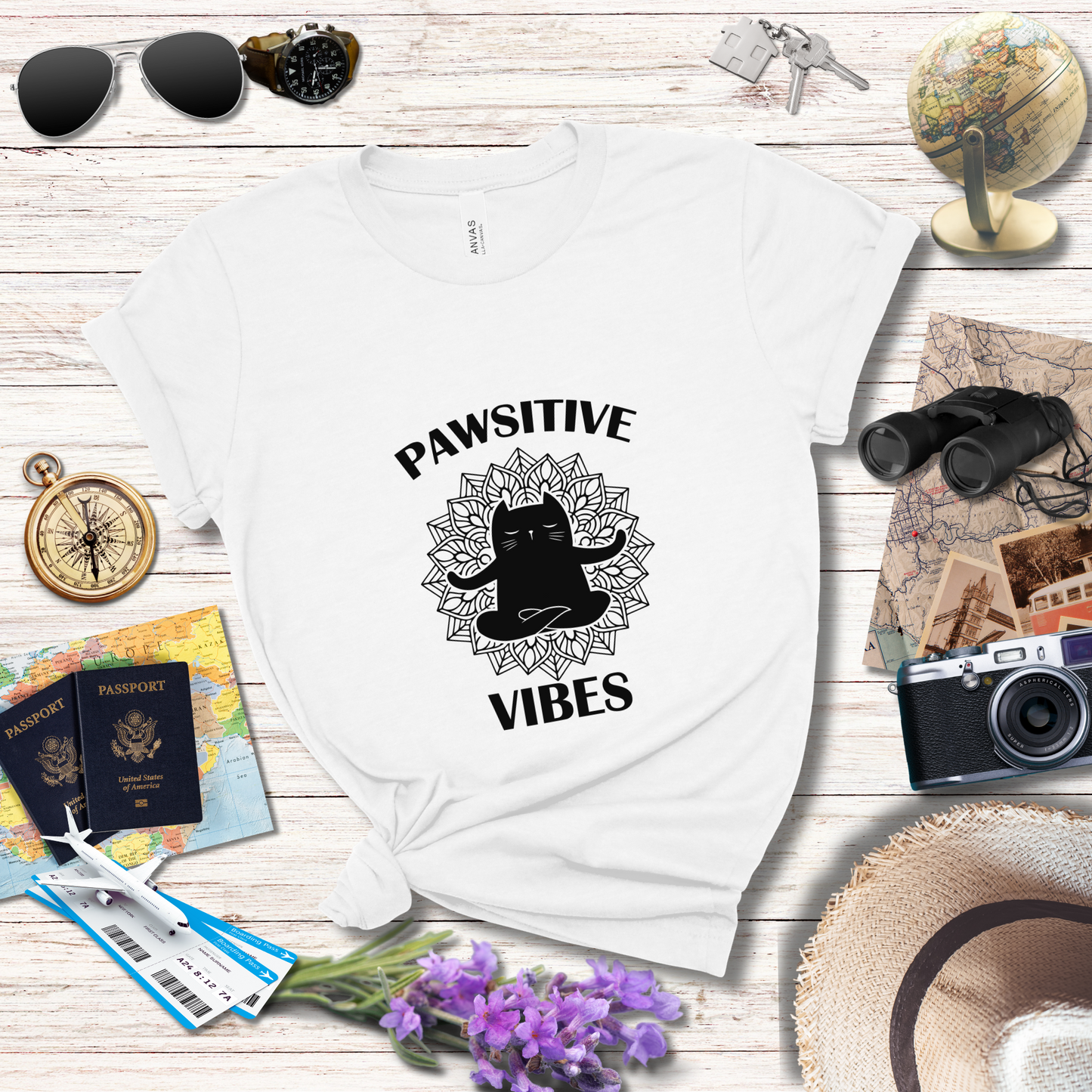 PAWSITIVE VIBES - T-Shirt