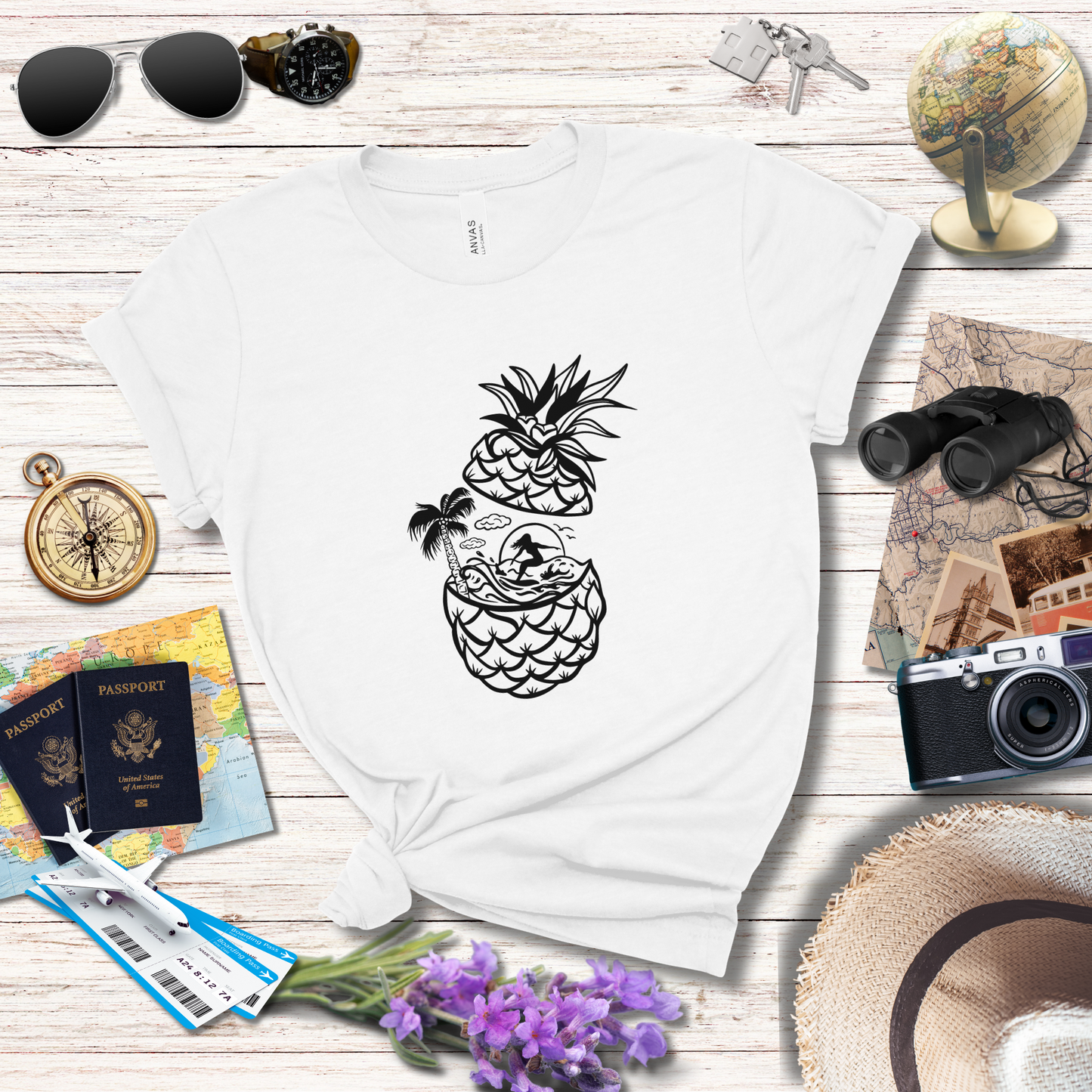 PINEAPPLE SURF- T-Shirt