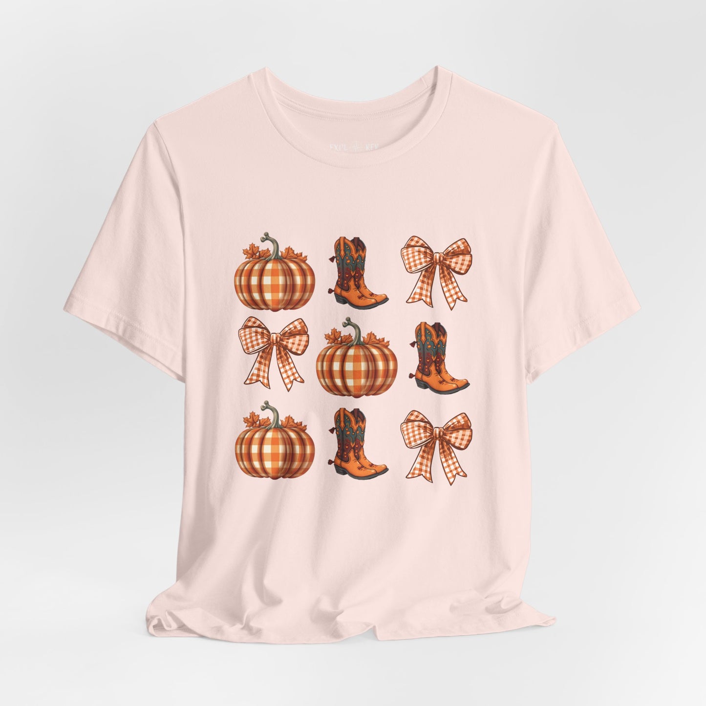 PUMPKINS, BOWS, BOOTS T-Shirt