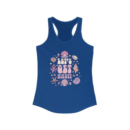 LET'S GET NAUTI - Racerback Tank Top