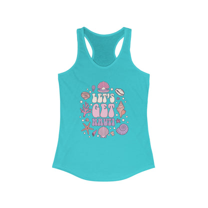 LET'S GET NAUTI - Racerback Tank Top