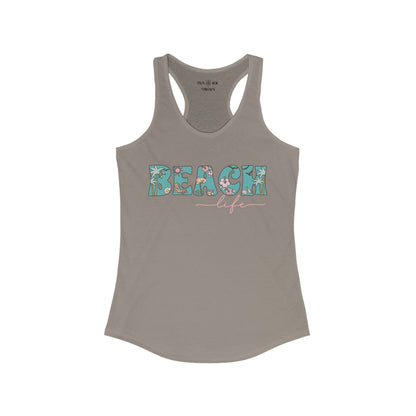 BEACH LIFE - Racerback Tank Top