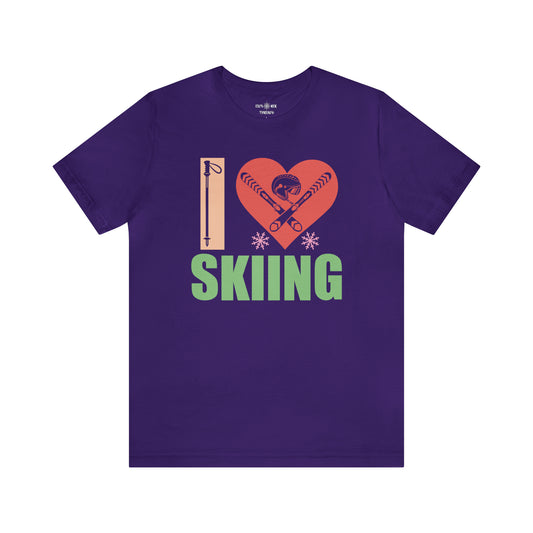 I HEART SKIING - T-Shirt