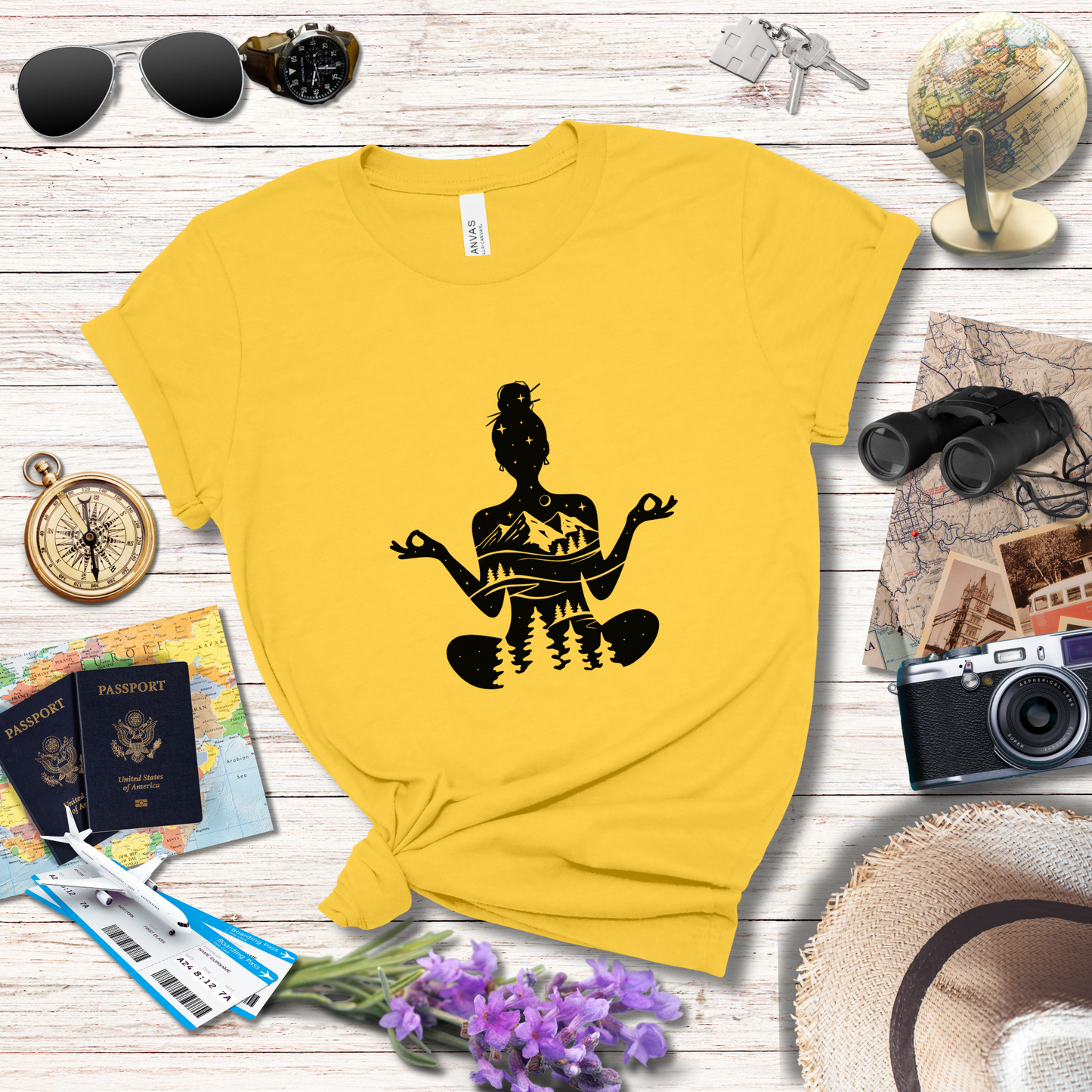 MEDITATE IN THE MOUNTAINS - T-Shirt