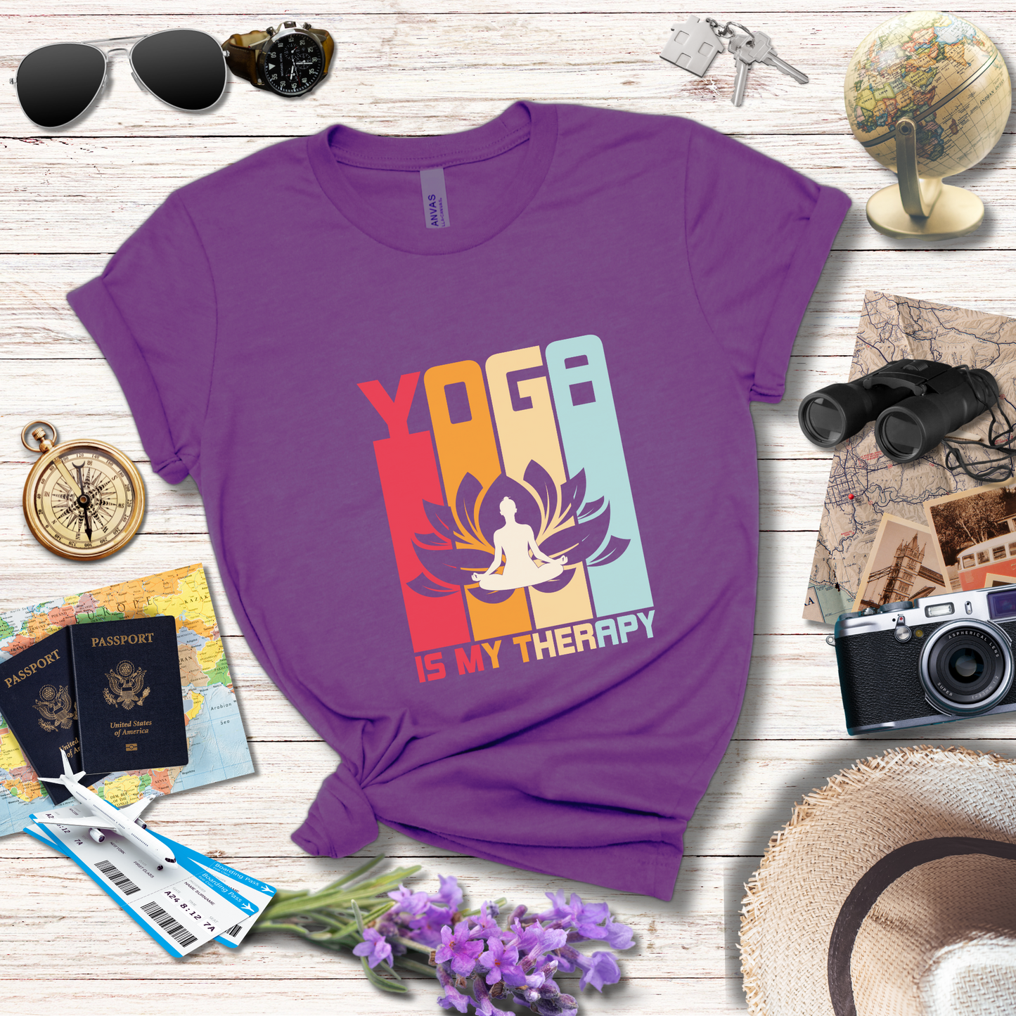 YOGA IS MY THERAPY - T-Shirt