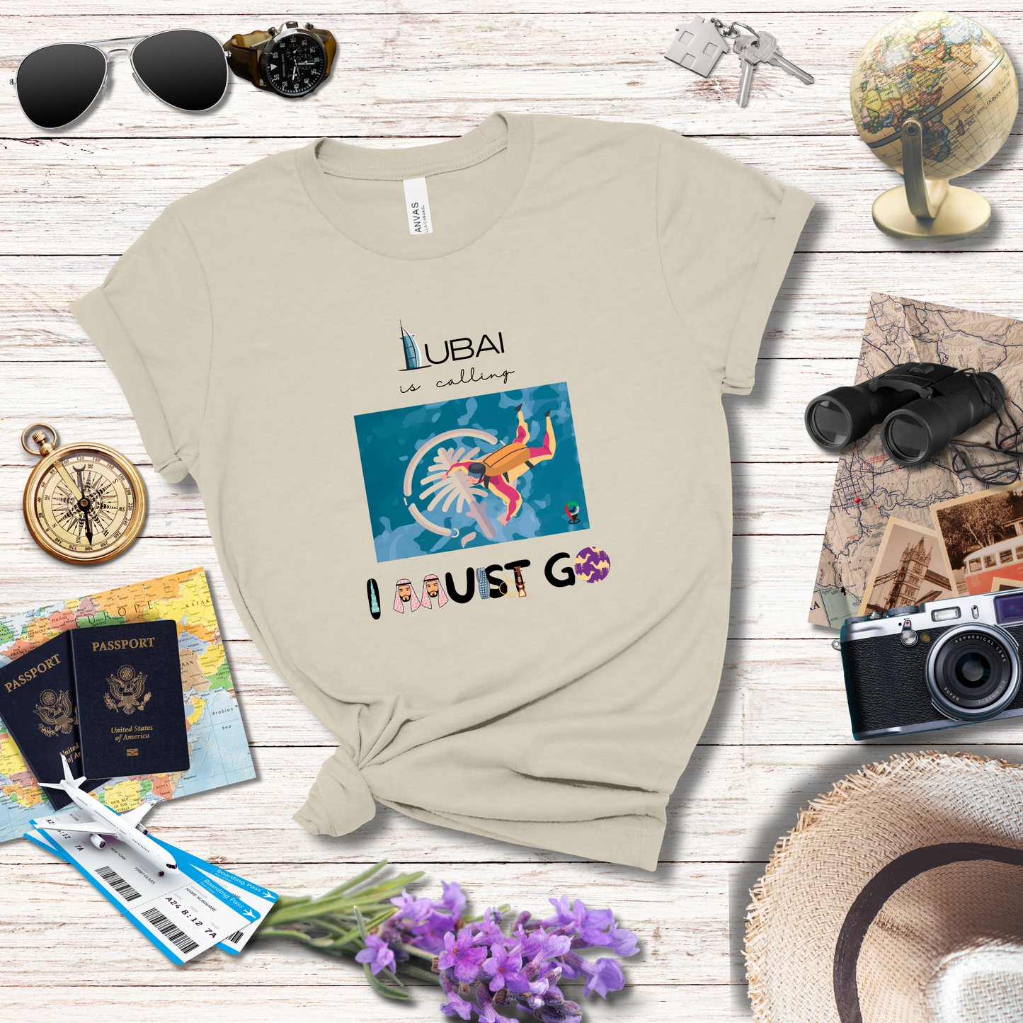 DUBAI IS CALLING AND I MUST GO - T-Shirt