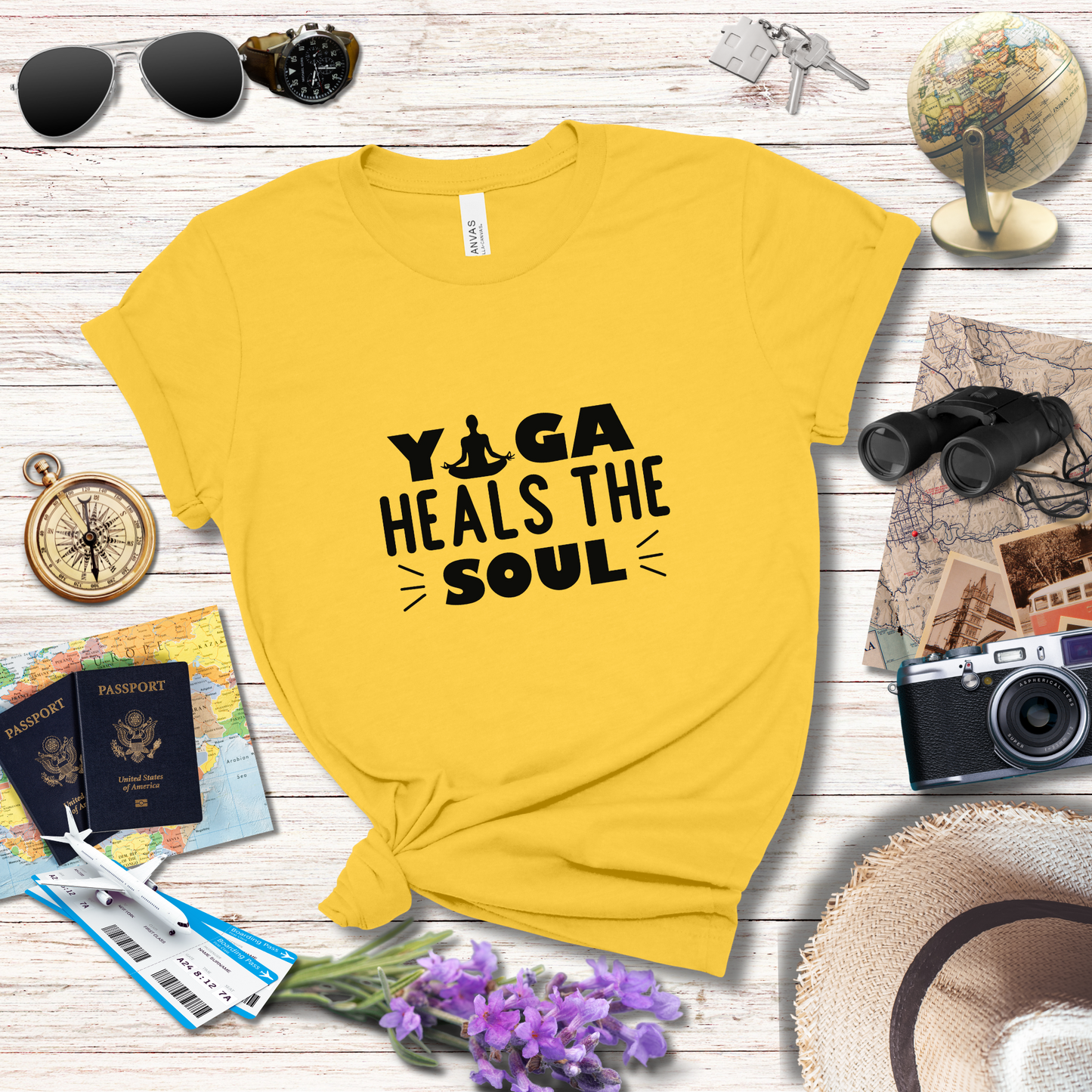 YOGA HEALS THE SOUL - T-Shirt